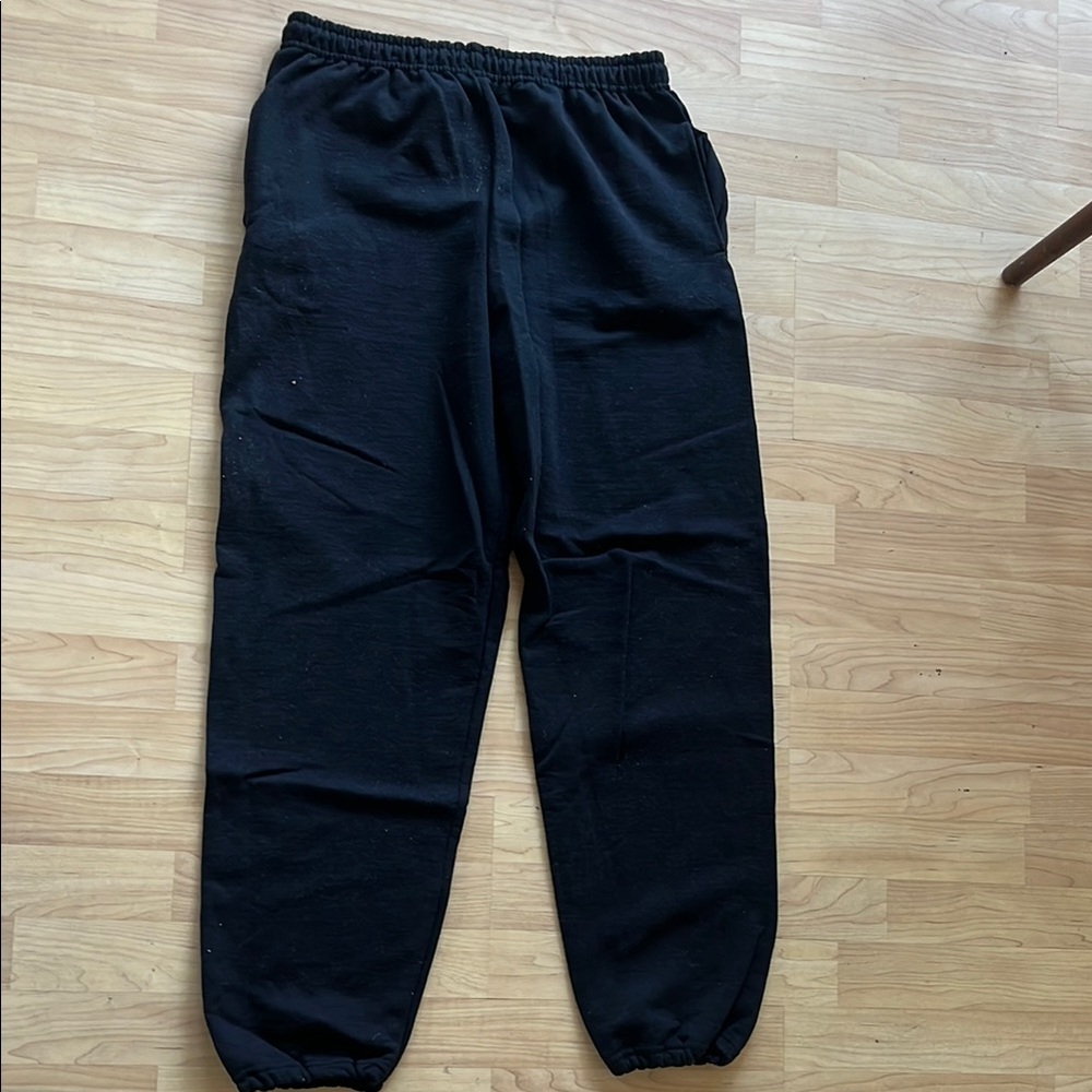 Black sweat pants